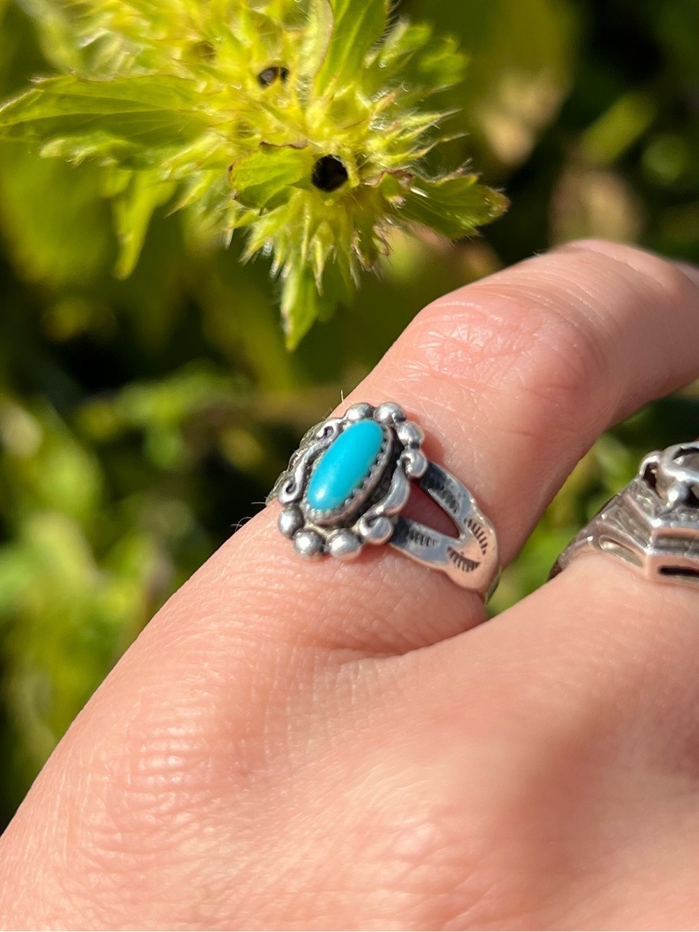 Sterling Silver Bell Trading Post Ring